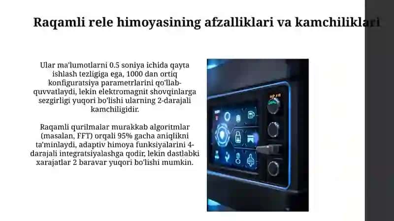 Raqamli rele himoyasi va aftomatikadagi raqamli qurilmalar 4