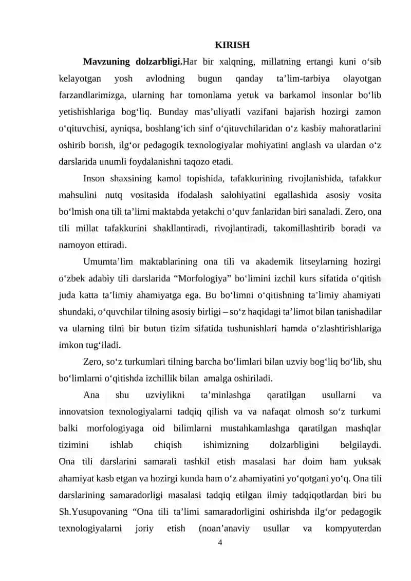 Olmoshning Morfologika Belgi-Xususiyatlari 4