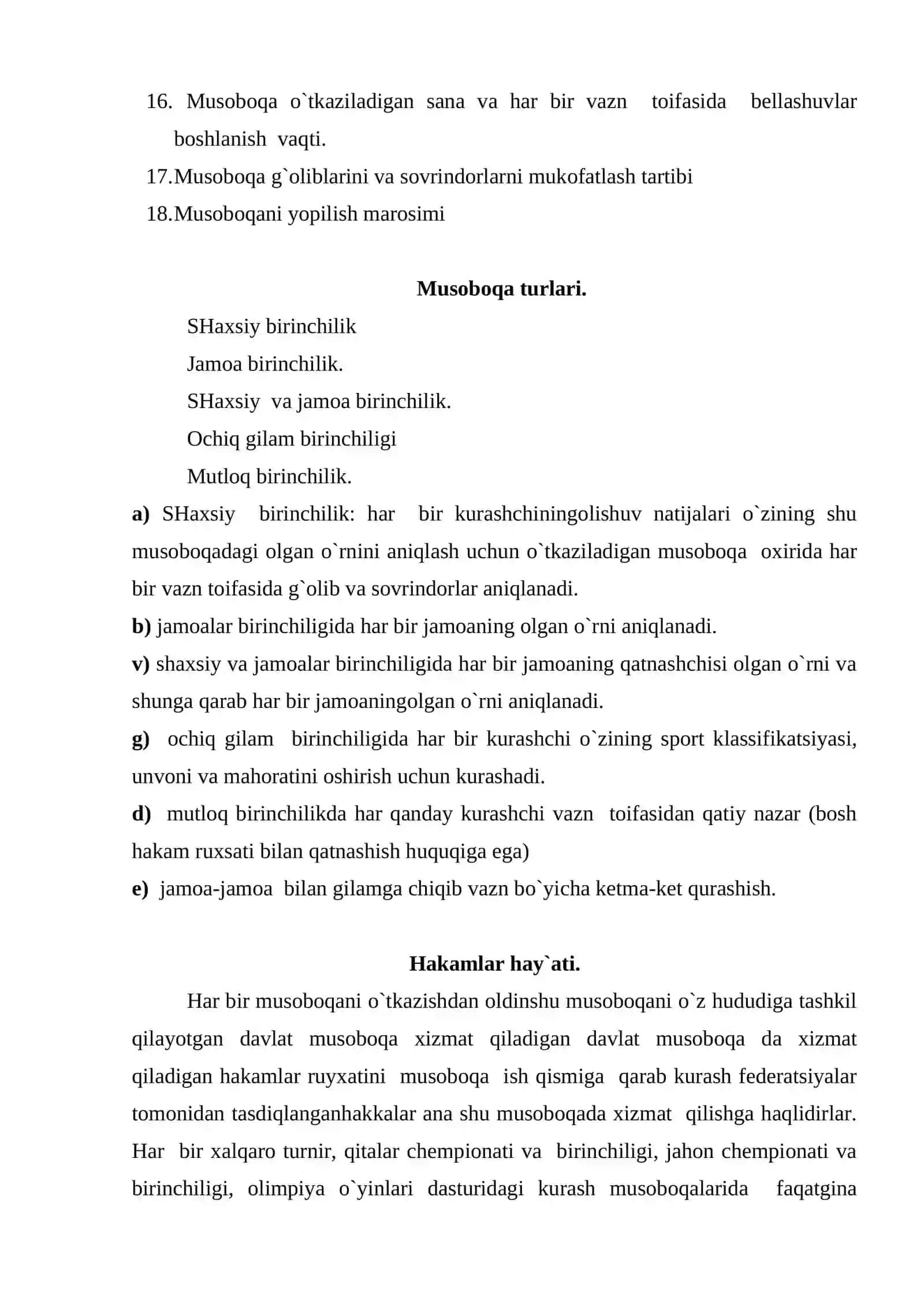 Milliy kurashning kelib chiqishi va rivojlanish bosqichlari 4