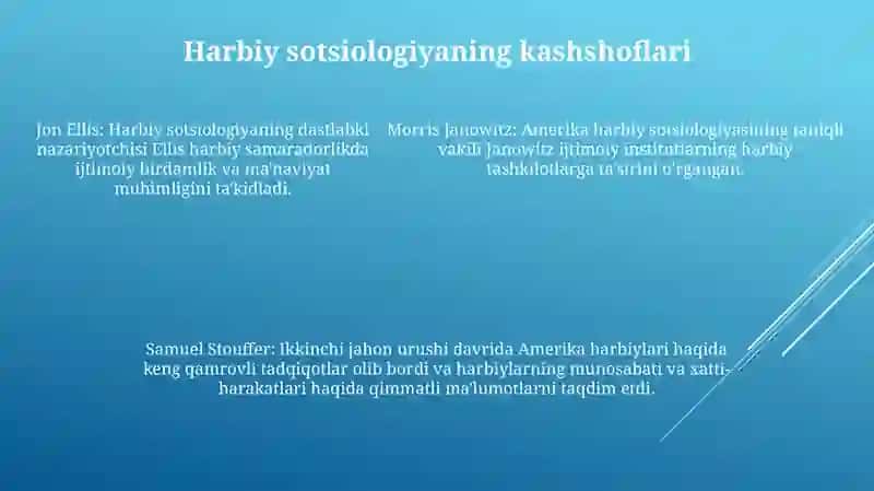 Harbiy Sotsiologiyaning Shakllanishi 4
