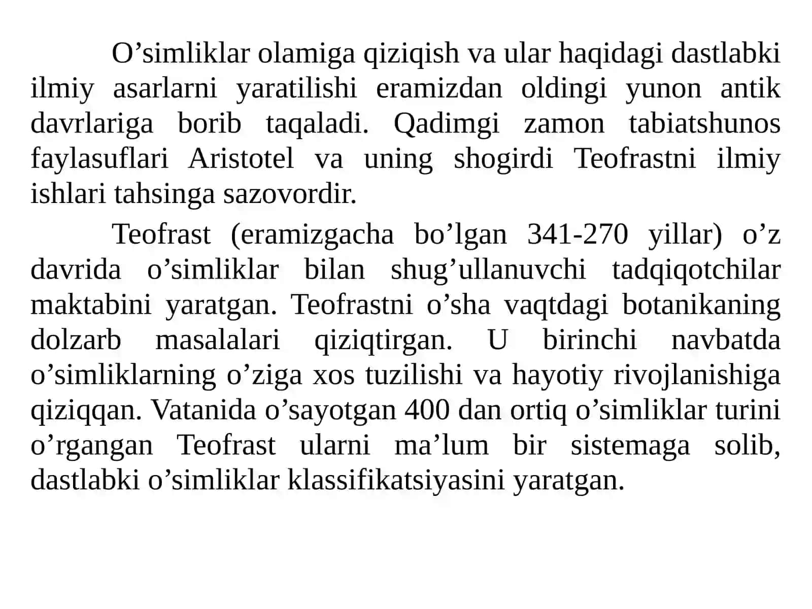 BOTANIKA FANIGA KIRISH 4