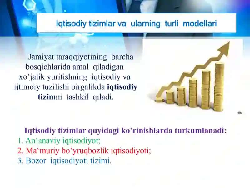 Iqtisodiyotda amaliy dasturiy ta'minotning o'rni va ahamiyati 4