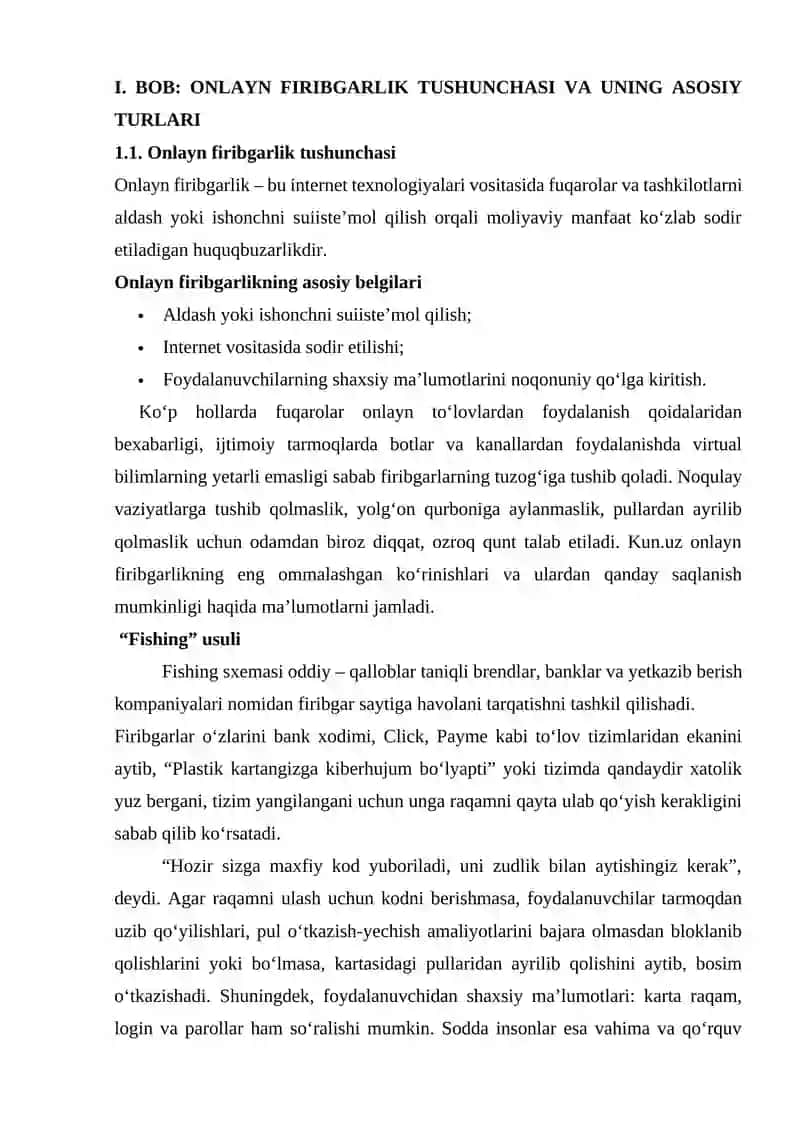 ONLAYN FIRIBGARLIKNING JINOIY-HUQUQIY KVALIFIKATSIYASI MASALALARI 4