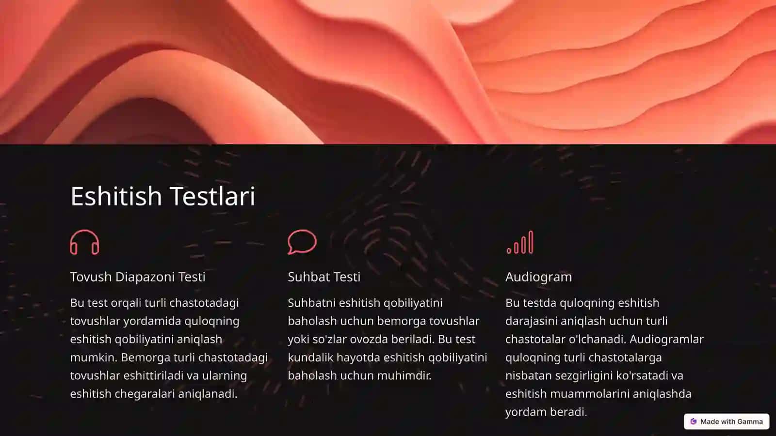 Eshitish analizatorining markaziy qismi anatomiyasi. Fizik va fiziologik akustika haqida tushuncha 4