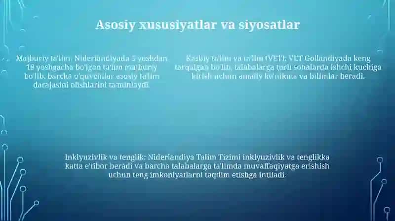 Niderlandiya Talim Tizimi 4