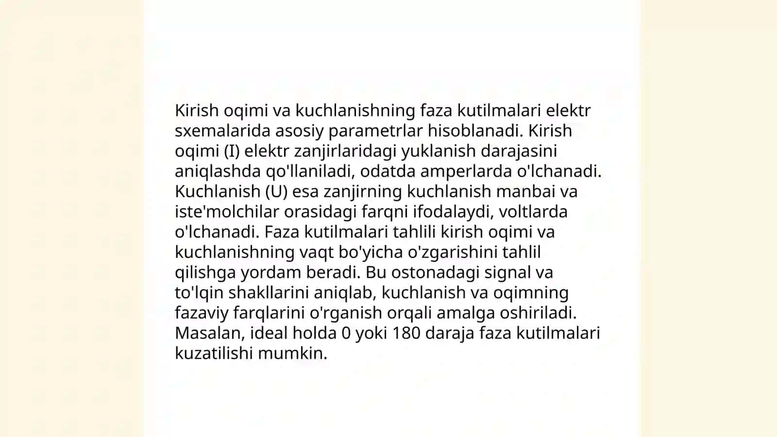 R, L va C elementlari ketma -ket ulangan zanjirda rezonans 4