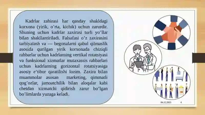 Kadrlar zahirasi bilan ishlash 4