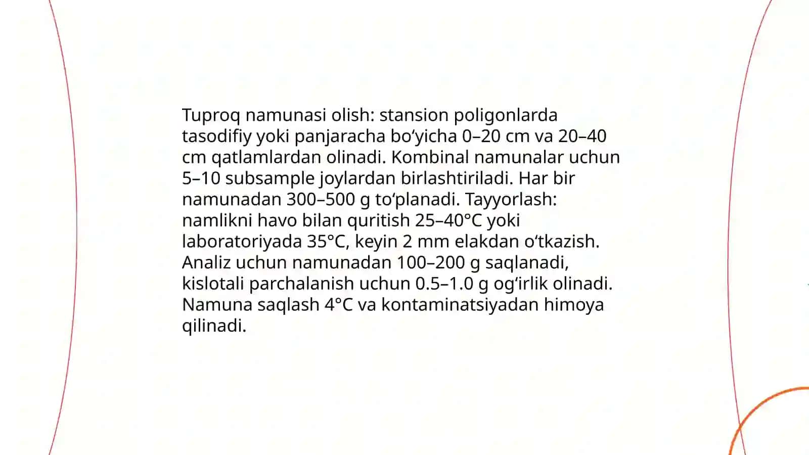 Tuproqning kimyoviy tarkibi va tuproqdagi mikroelementlar miqdorlarini aniqlash usullari 4