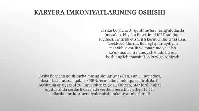 Fizikadan darsdan tashqari ishlarning ahamiyati 4