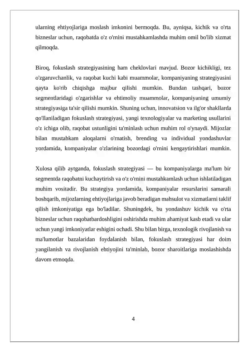 Fokuslash strategiyasi 4