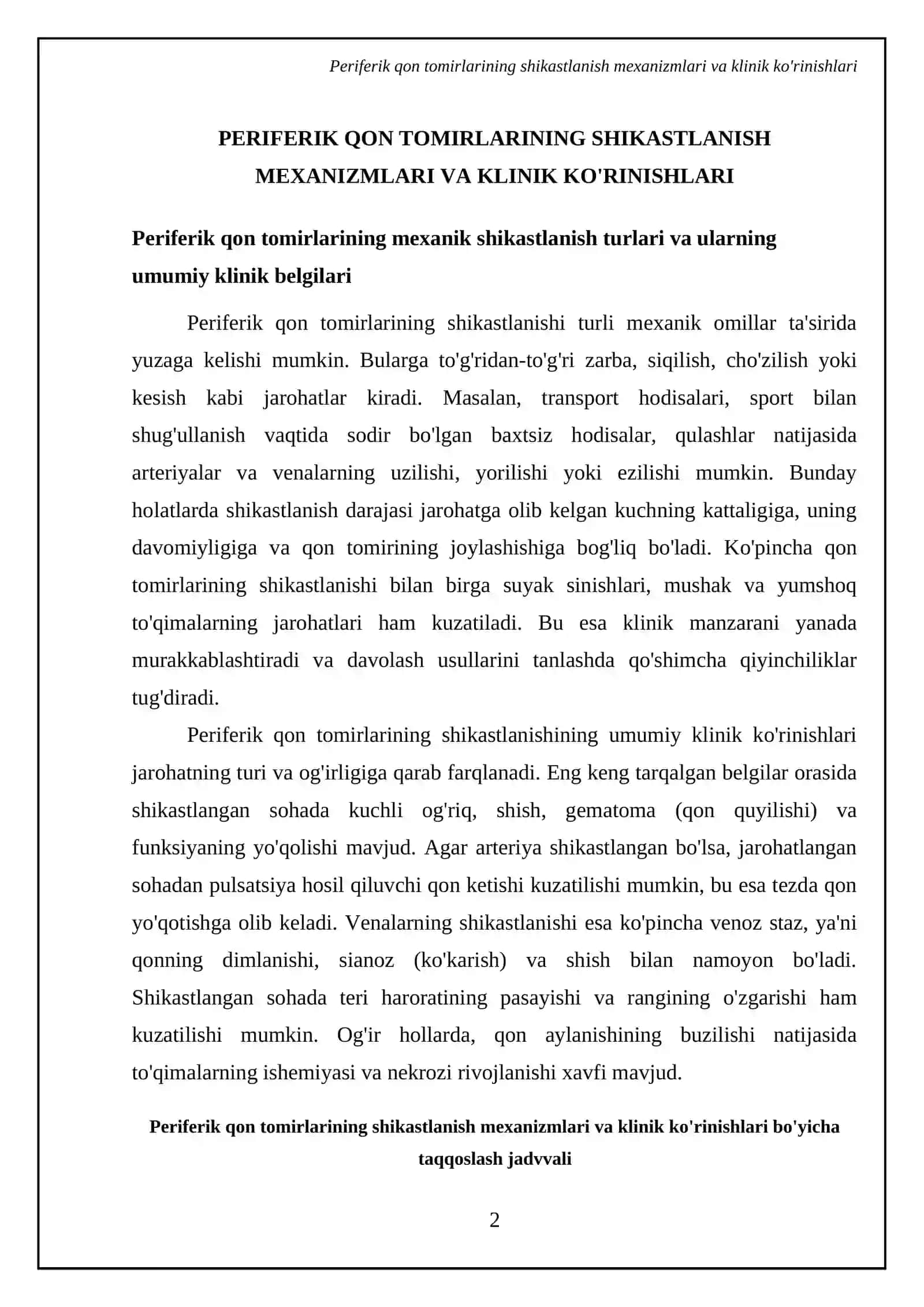Periferik va markaziy qon tomirlarning yaralanishi va ularning asoratlari 4