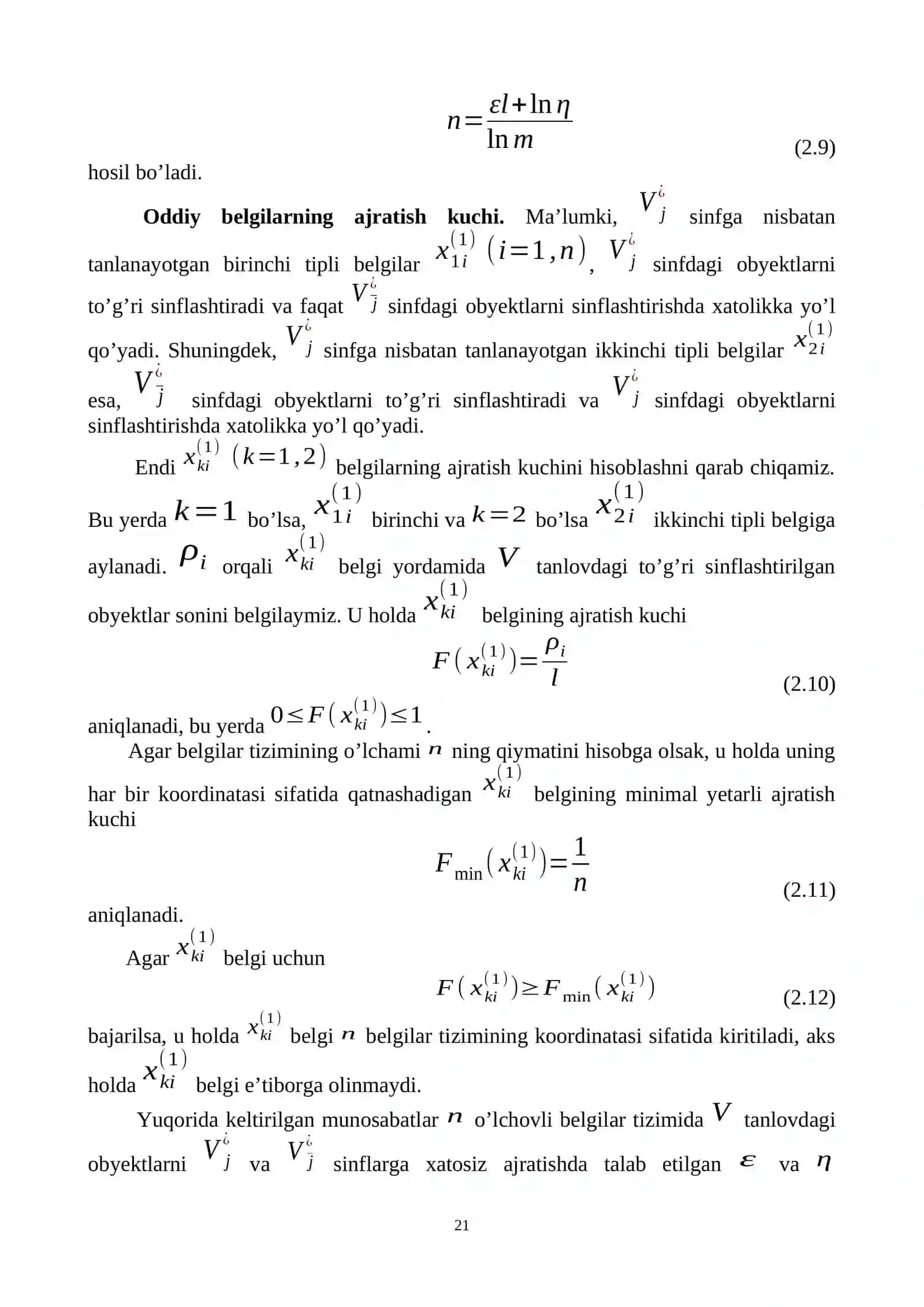 Boshlang’ich ma’lumotlar (obyekt, jarayon, hodisa) fazosidan informativ ma’lumotlar(xususiyatlar, belgilar, alomatlar) majmuasini tanlab olishning usullari 4