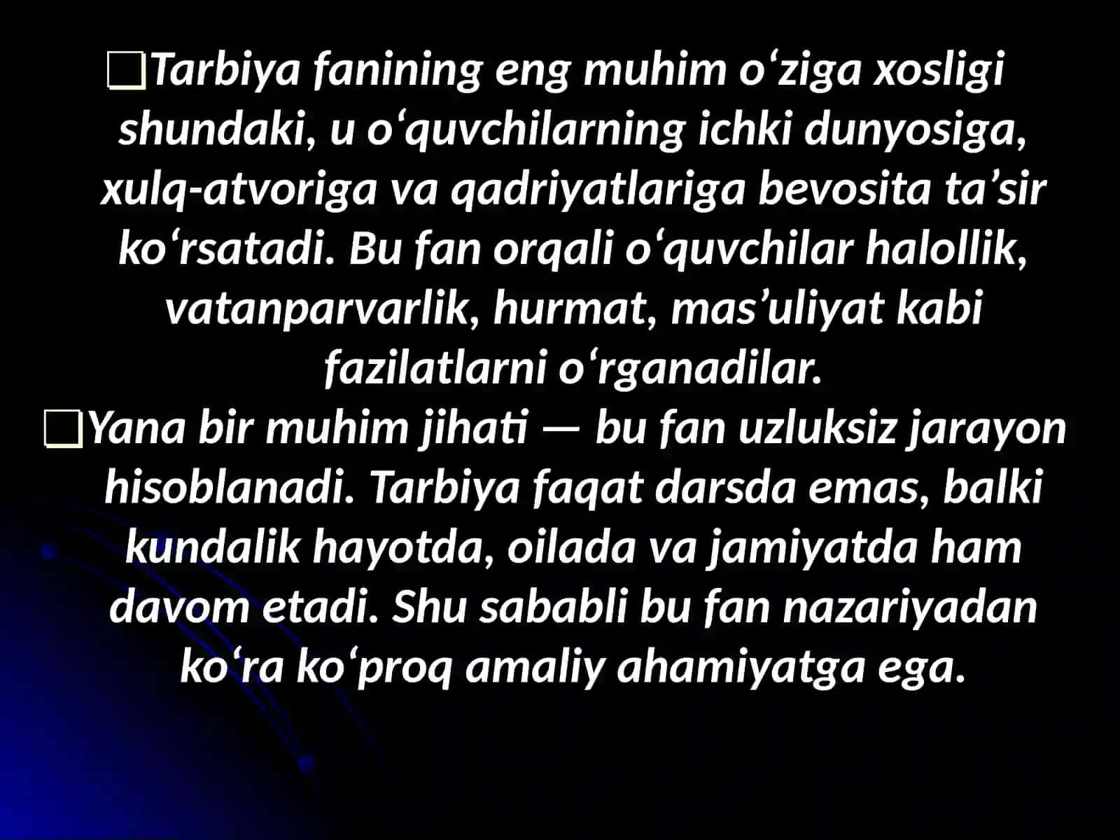 Tarbiya Fanining O'ziga Xosliklarining Qiyosiy Tahlil Qilish 4