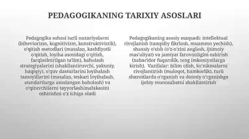 Pedagogika fani va uning maqsad va vazifalari 4