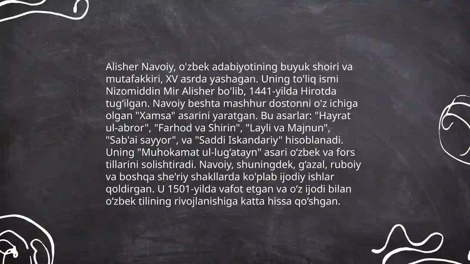 Alisher Navoiy 4