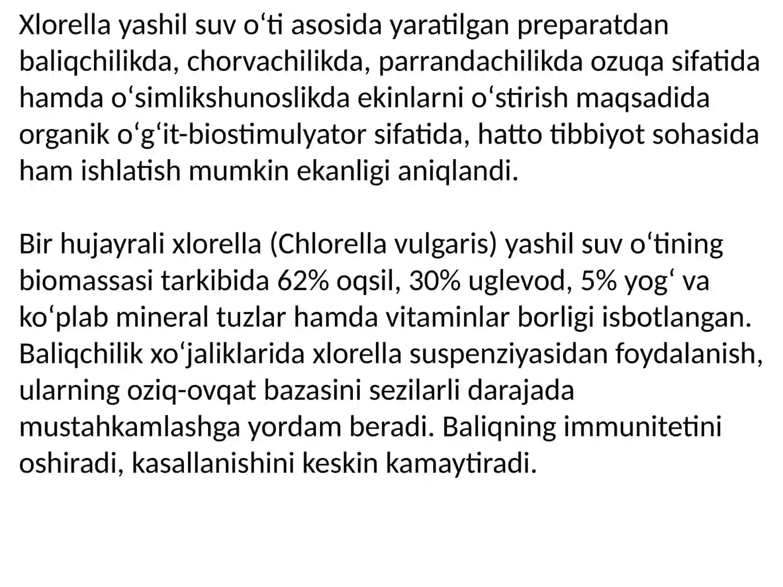Bir Hujayralilar Turlari 4