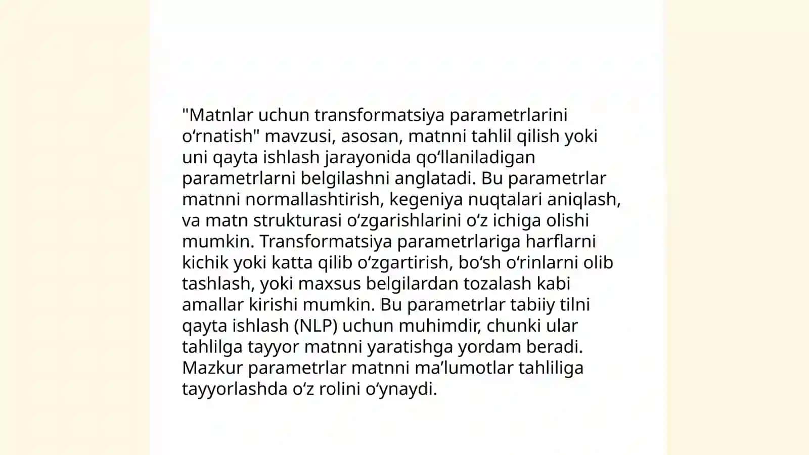 Elementlar uchun transformatsiya stillarini o'rnatish 4