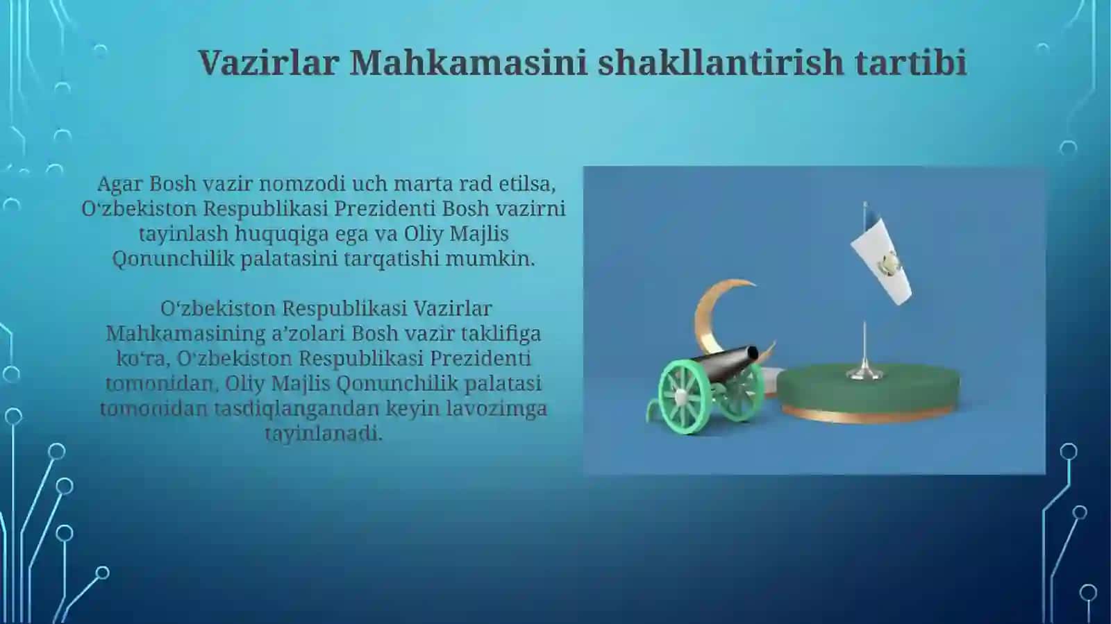 Vazirlar Mahkamasini Shakllantirish Tartibi 4
