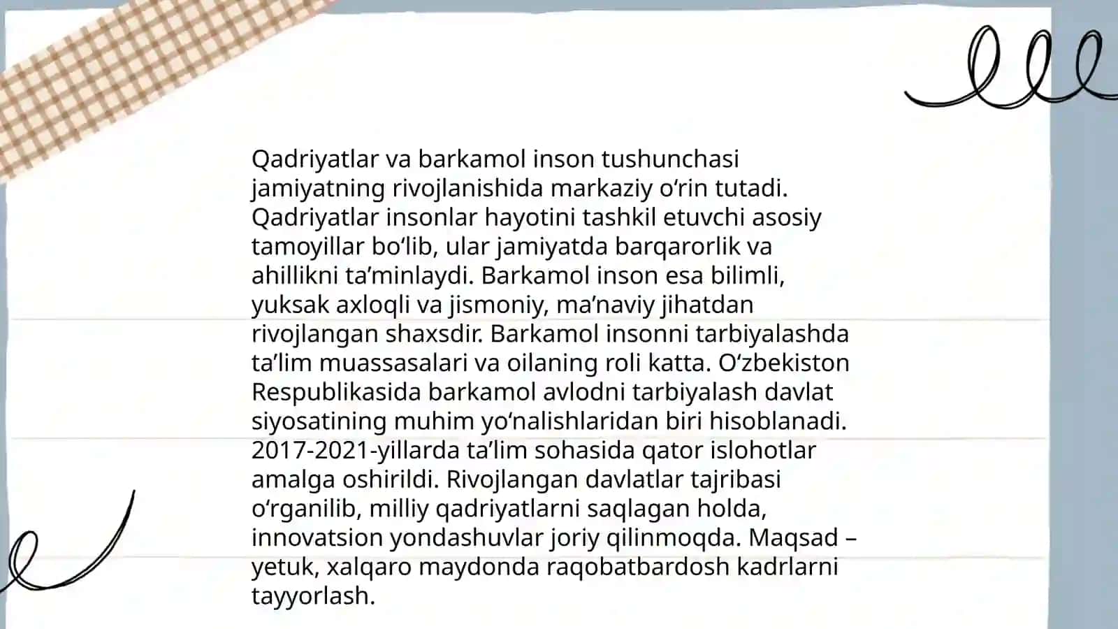 Milliy qadriyatlarning barkamol insonni tarbiyalashdagi ahamiyati 4