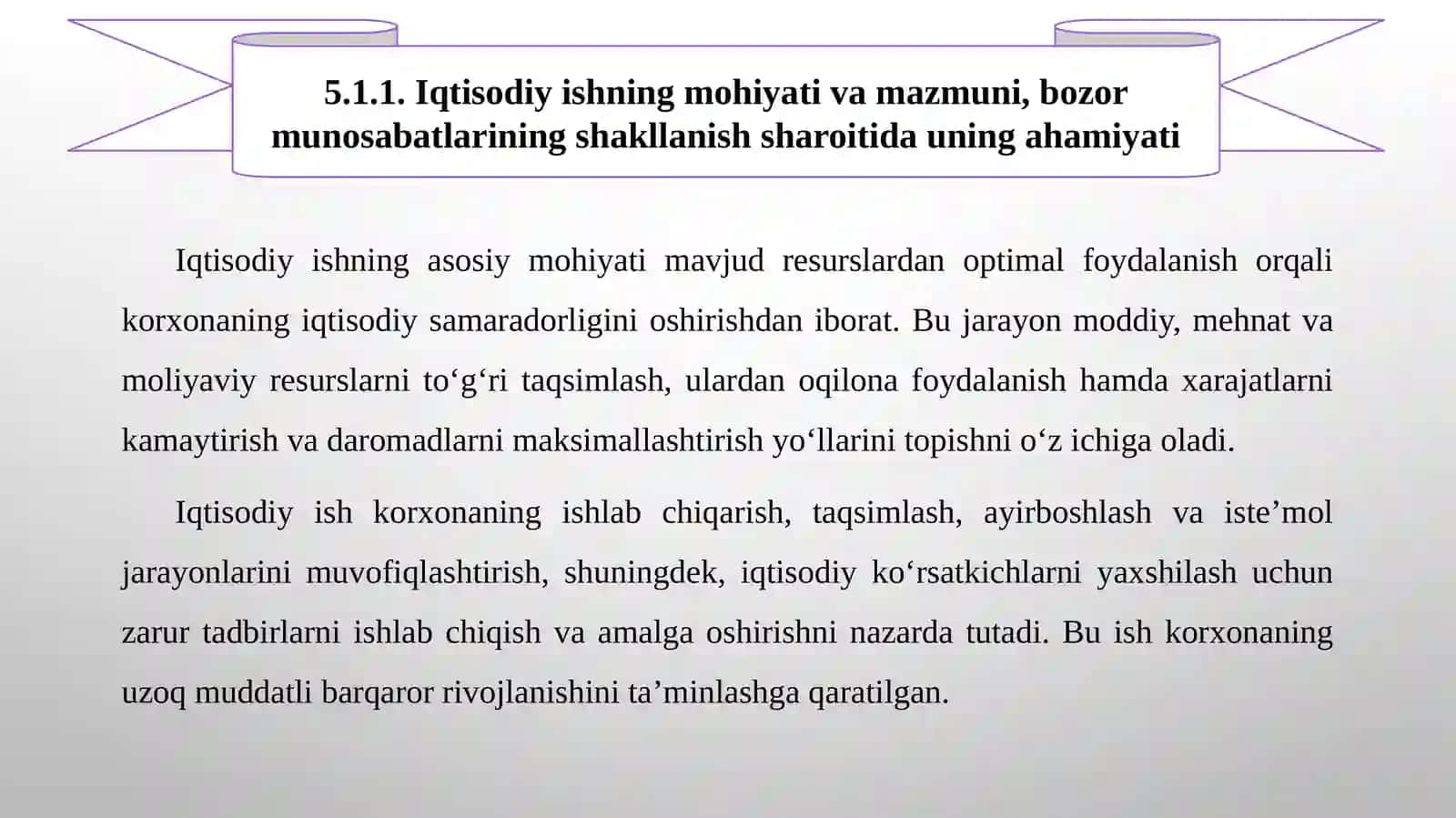 Bozor munosabatlari sharoitida xo‘jalik faoliyatini tahlil qilishning nazariy va amaliy asoslari 4