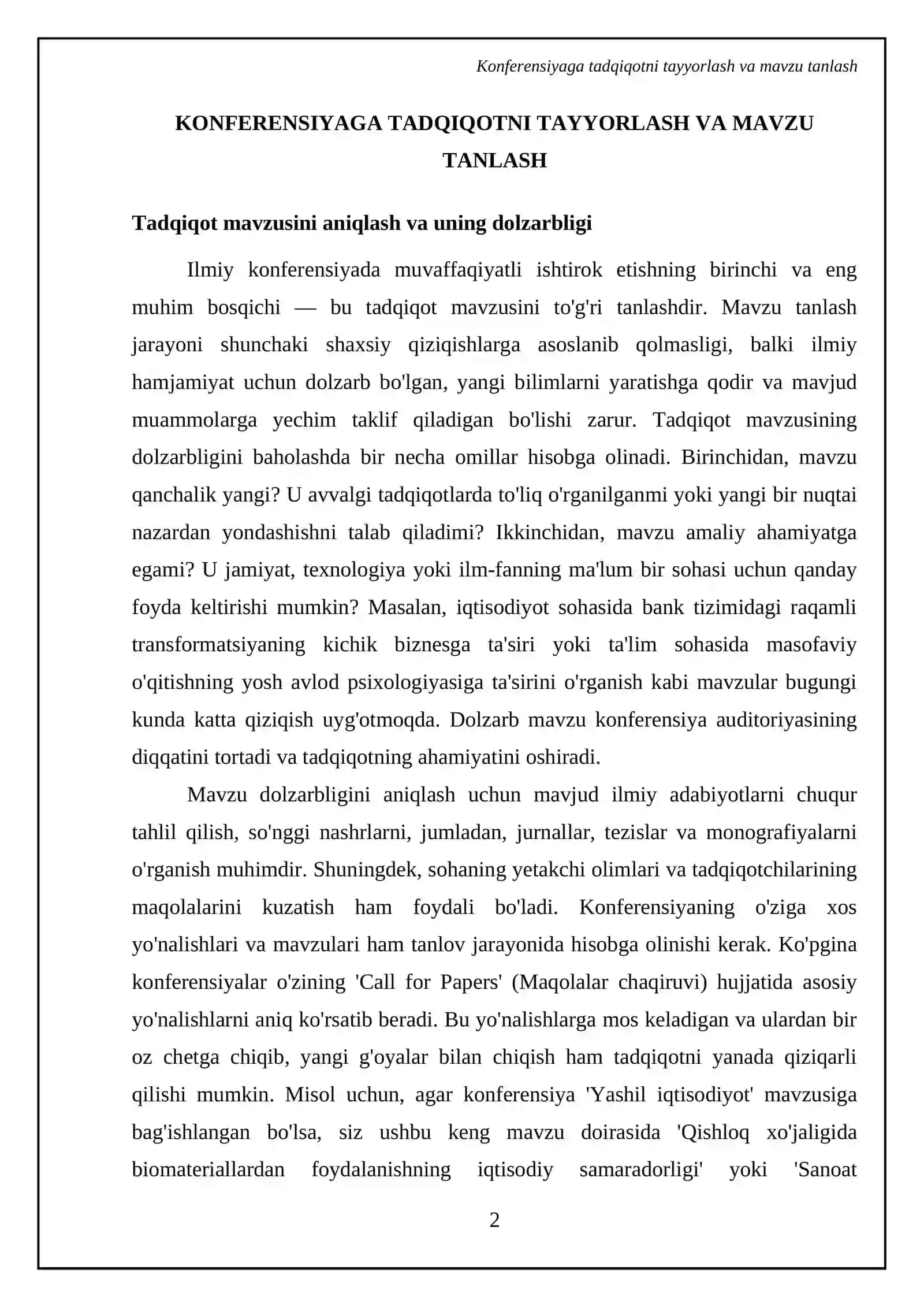 Ilmiy konferensiyalarda ishtirok etish tayorgarlik va nutq 4