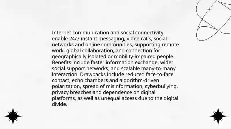 The internet: benefits and Drawbacks 4