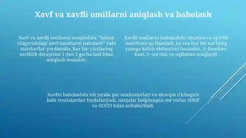 Mehnatmuxofazasi va texnika xavfsizligi 4