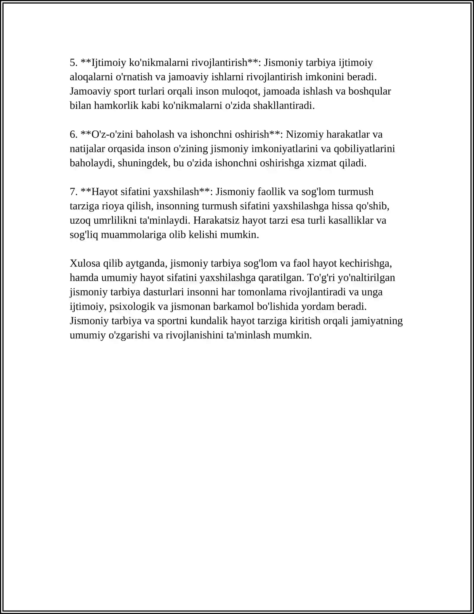 Jismoniy Tarbiyaning Maqsadi va Vazifalari 4