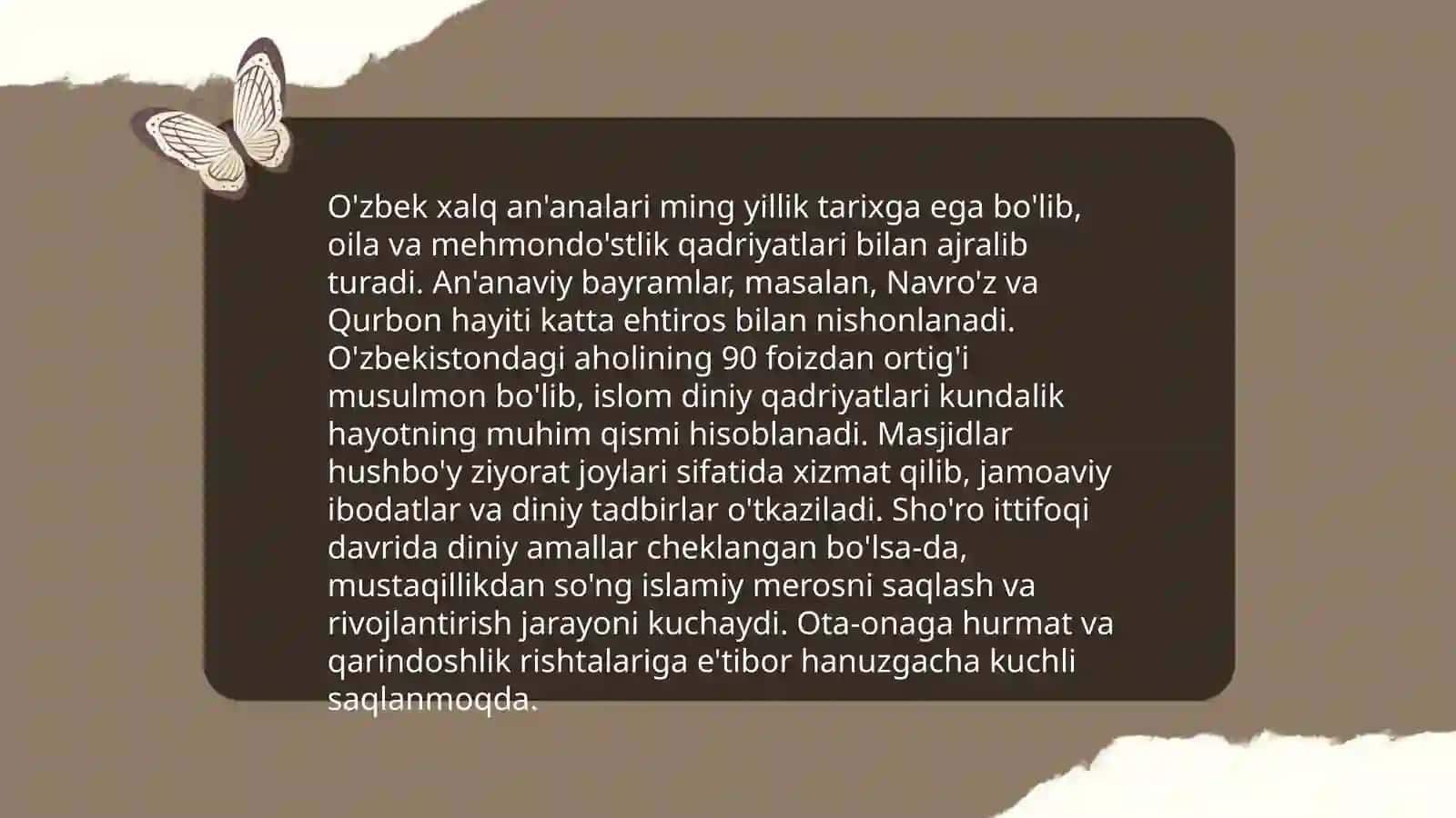 Islom dini va o'zbekona tarbiya 4