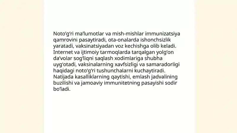 Imunizatsiyadagi muamolar 4