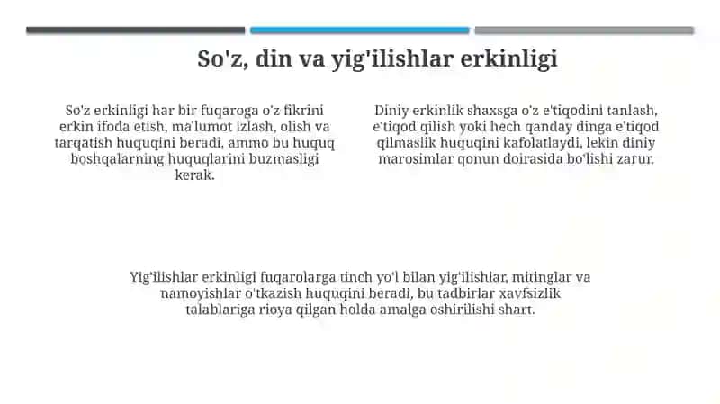 Shaxsiy huquq va erkinliklar 4