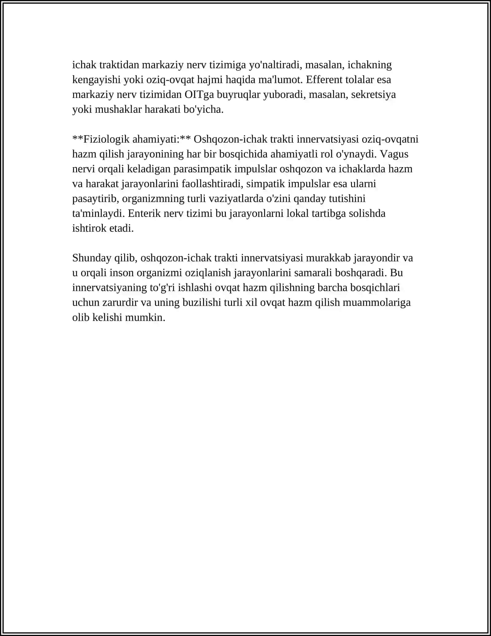 TOS ORGANLARINING INNERVATSIYASI VA BUZILISH SINDROMI 4