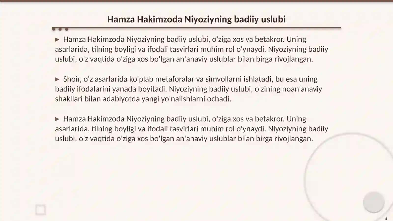 Gul turkumiga kiruvchi toʻplamlarning badiiy ahamiyati 4