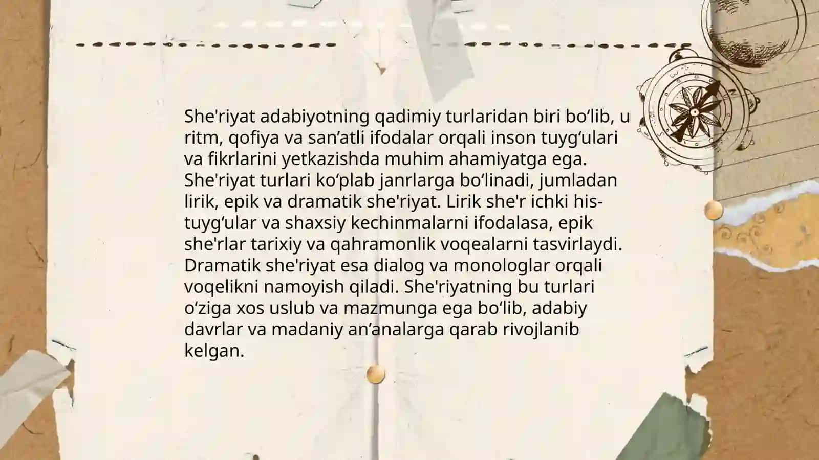 Ona tilidan sinfdan tashqari ishlar 4