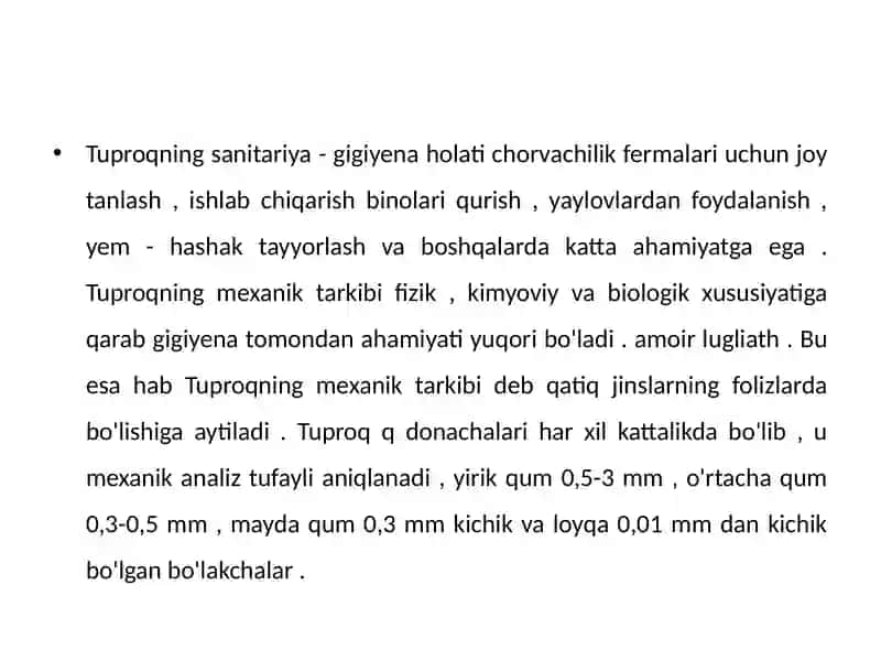 Tuproqni hosil qiluvchi omillar 4