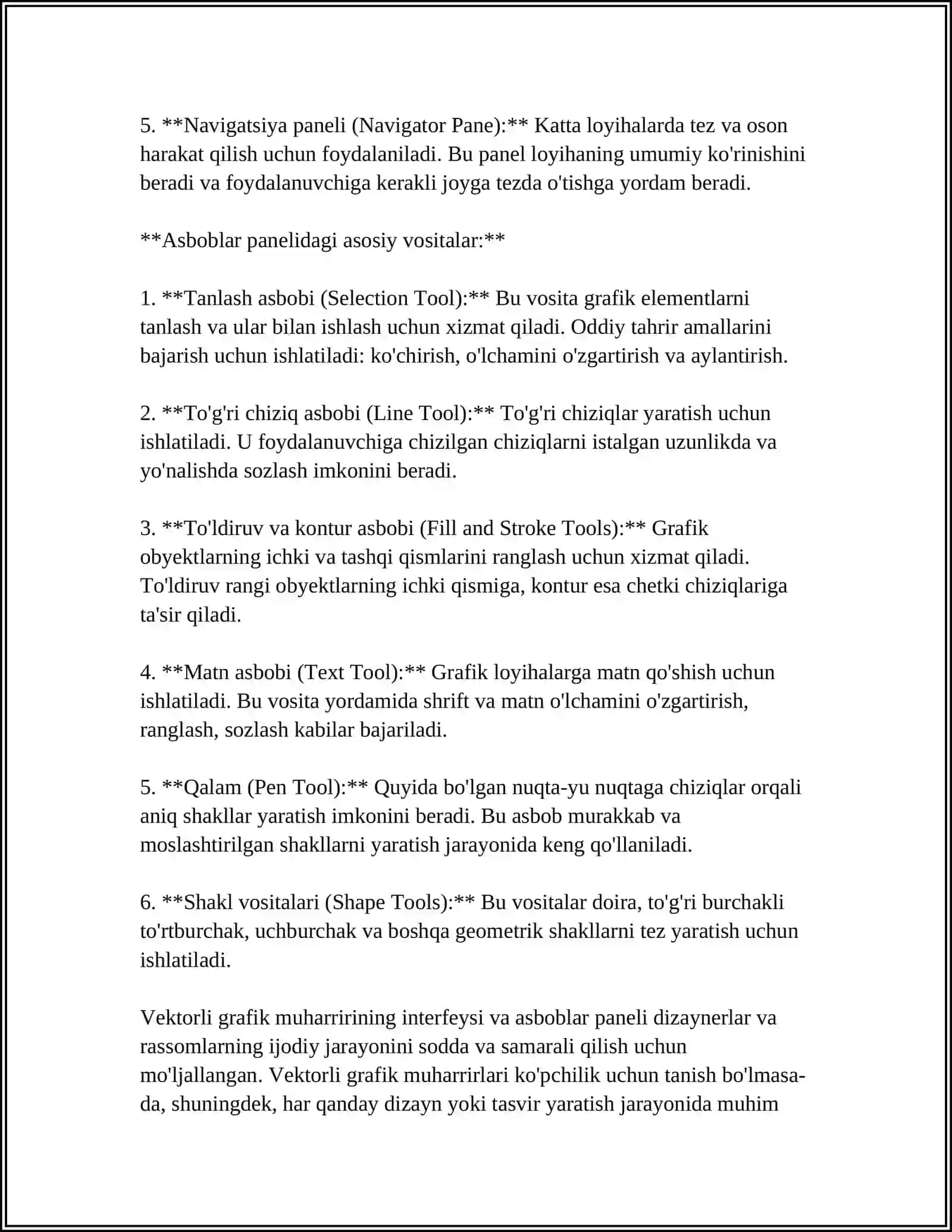 RAQAMLI TASVIRLARNI YARATISH VA QAYTA ISHLASH ASBOBLAR TO'PLAMI (VEKTORLI GRAFIK MUHARRIRI) 4
