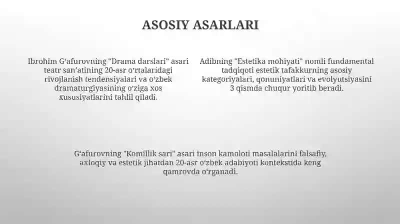 I.Gʻafurovasarlaribilantanishish 4