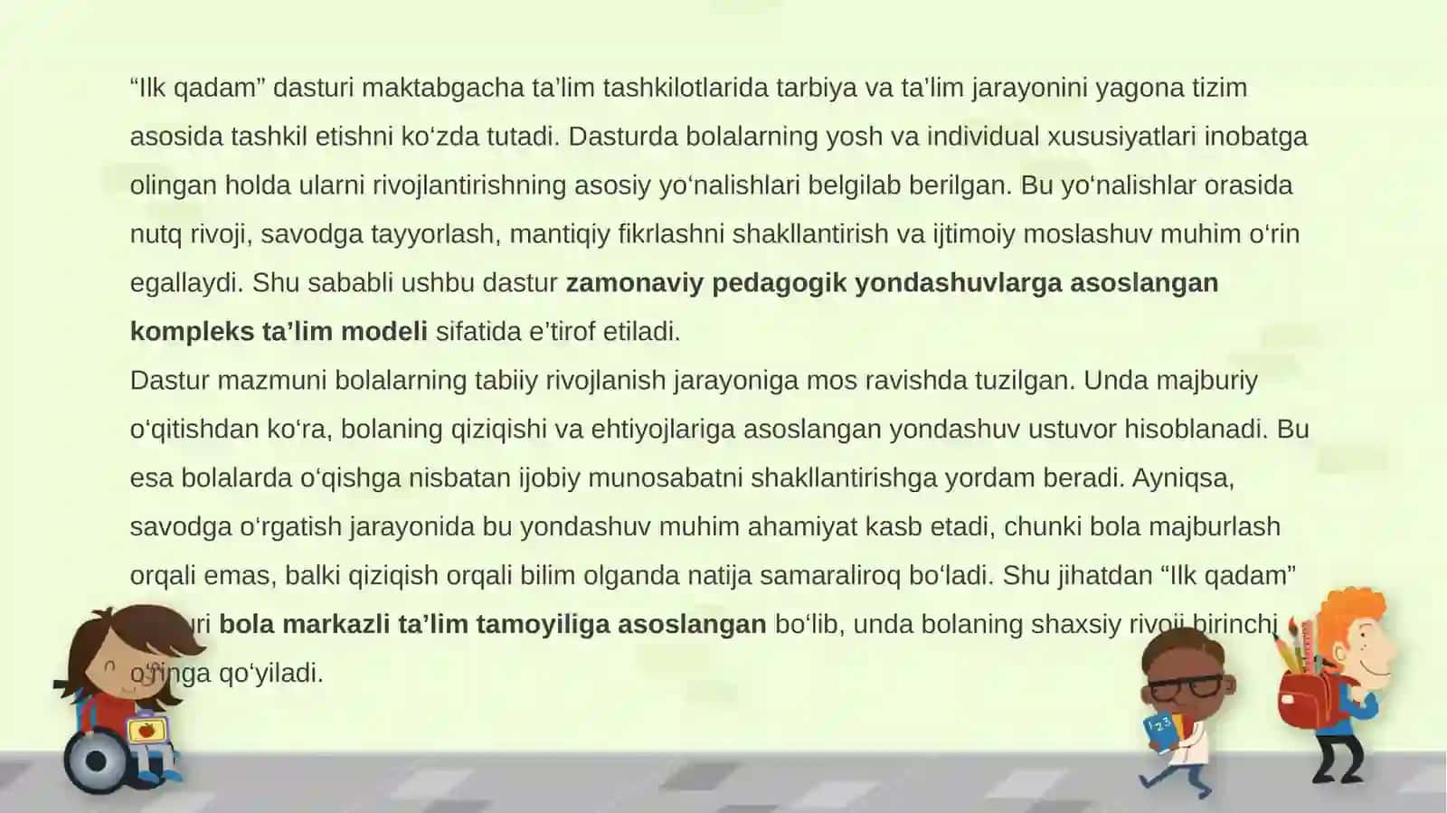 Davlat dasturining mazmuni va asosiy maqsadlari 4
