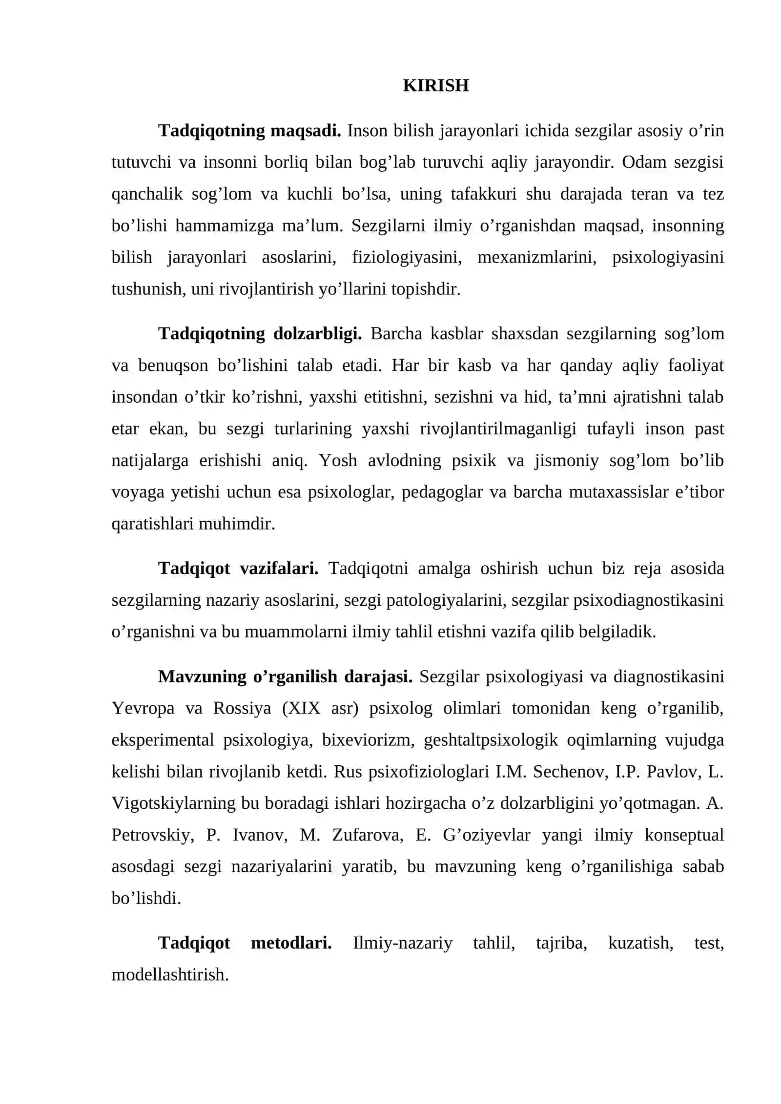 TURLI YOSH DAVRLARIDA SEZGILAR TARAQQIYOTINI ANIQLASH 4