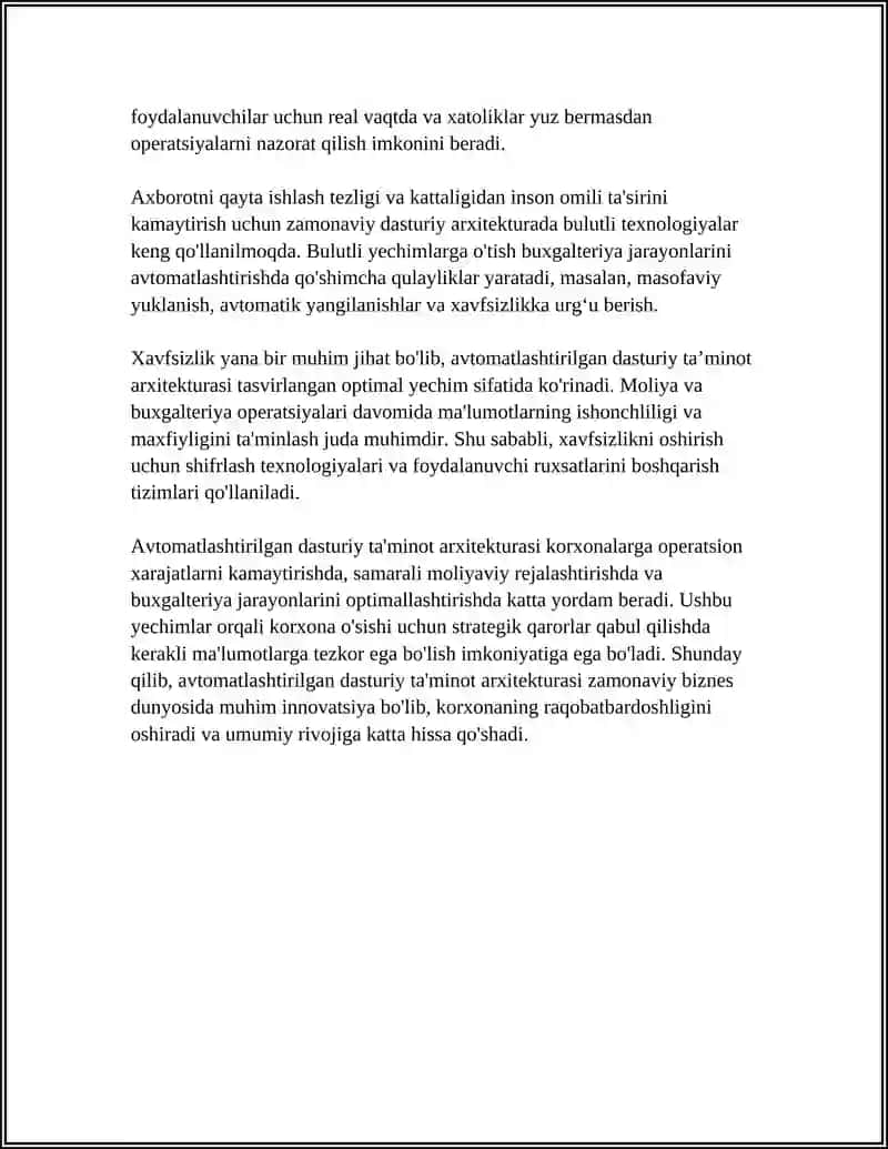 KORXONA BUHGALTERIYASI YURITILADIGAN DASTURIY TA’MINOTLAR 4
