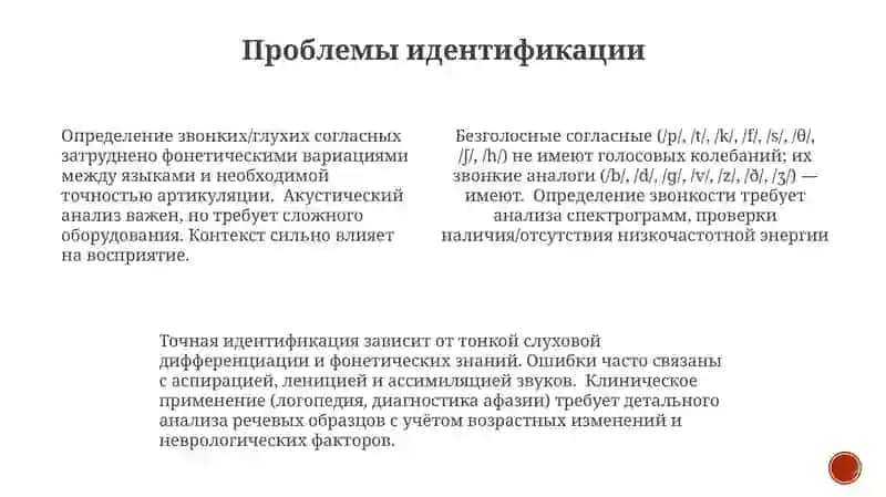 Звонкие и глухие согласные звуки 4
