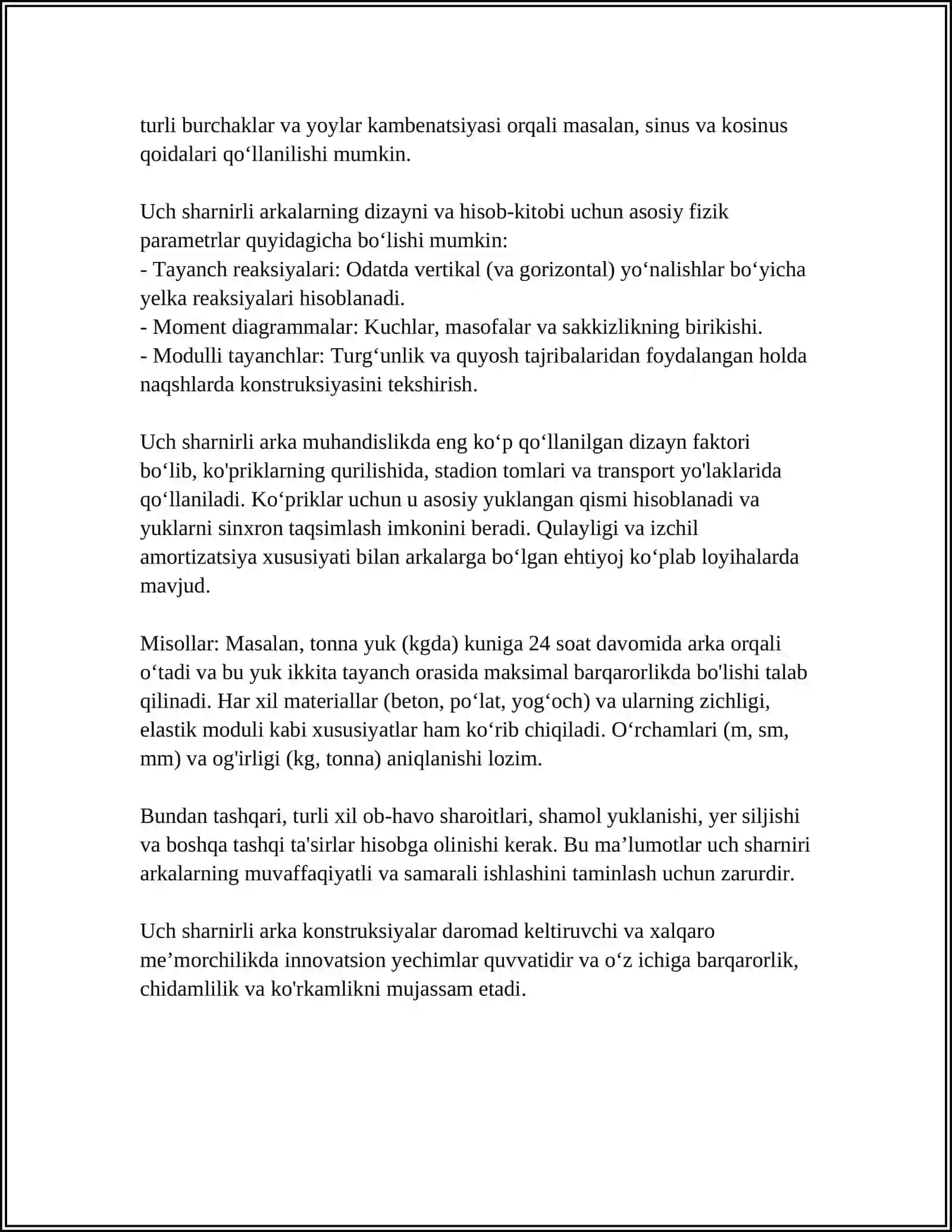 UCH SHARNIRLI SISTEMALAR HAQIDA UMUMIY MA’LUMOTLAR 4