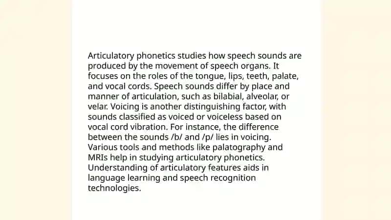 Introduction to Phonetics and Phonology 4