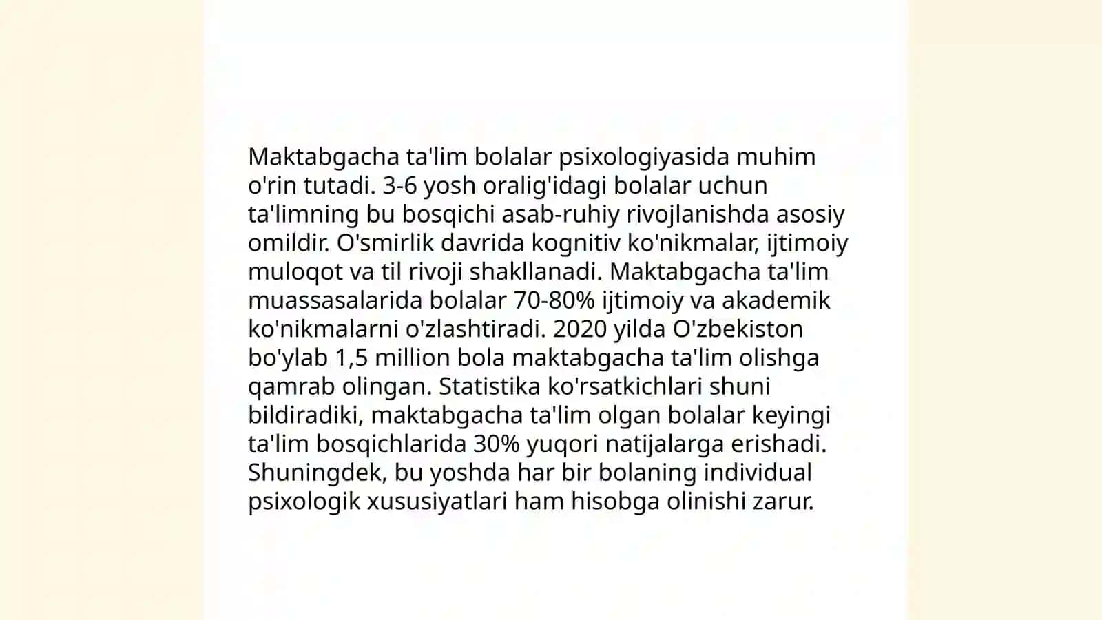 Maktabgacha ta'lim konsepsiyasi 4