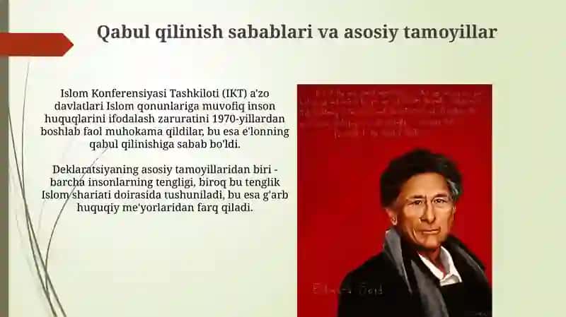 Qohira deklaratsiyasi tarixi va mazmuni 4