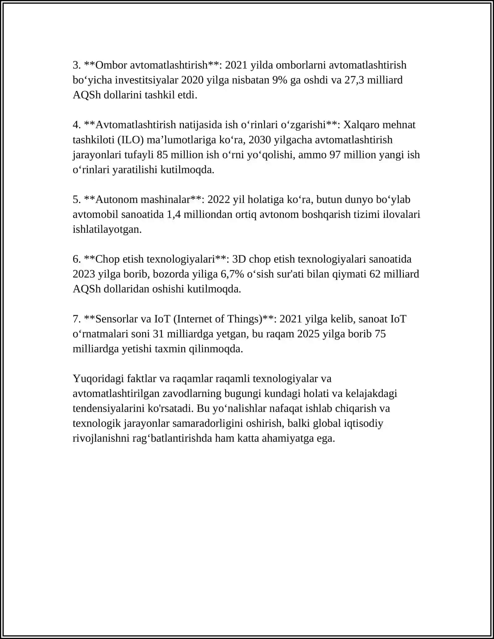 RDB DA AVTOMATLASHTIRILGAN ISHLAB CHIQARISHDA BAZALASH 4