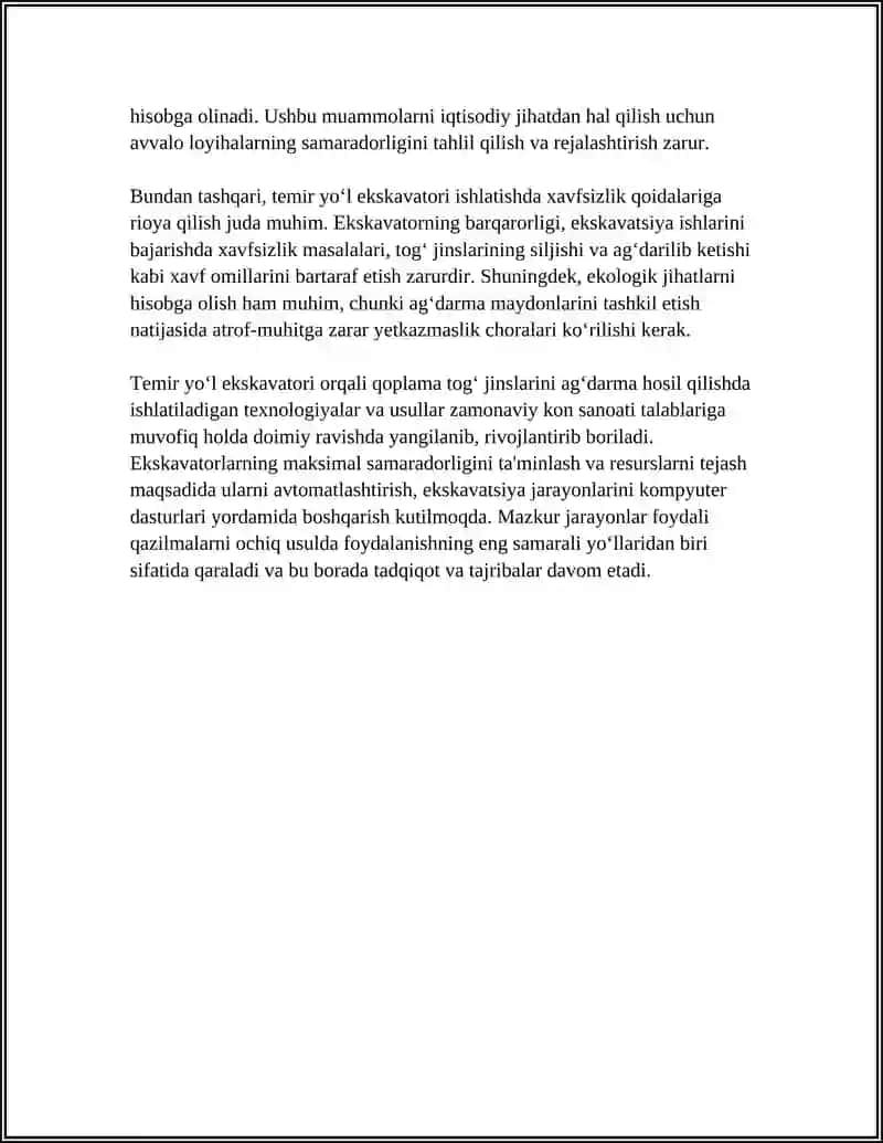 FOYDALI QAZILMA KONLARNI OCHIQ USLDA QAZIB OLISH FANI 4