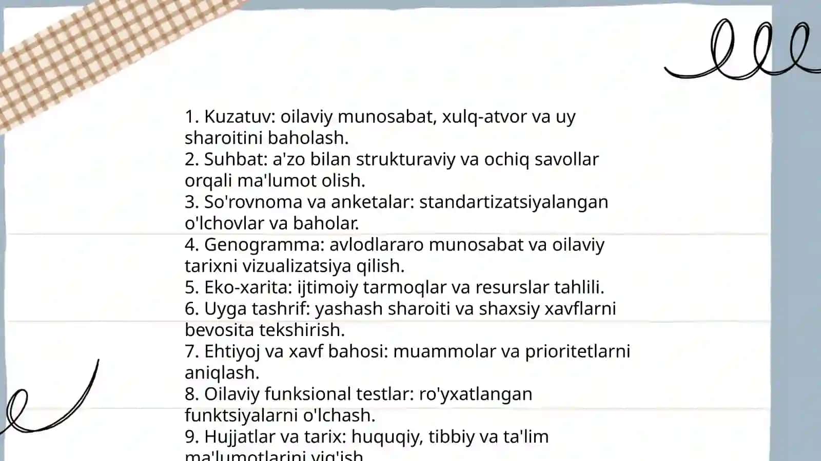 Oilalar bilan ijtimoiy ishning nazariy asoslari 4