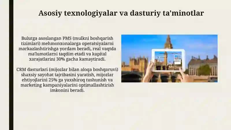 Turizm va mehmondoʻstlikda foydalaniladigandasturiymahsulotlar 4