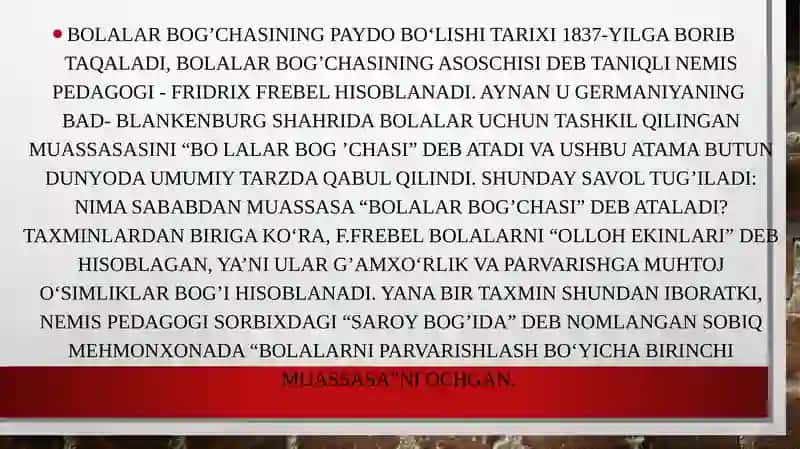 Maktabgacha ta'lim tarixi 4